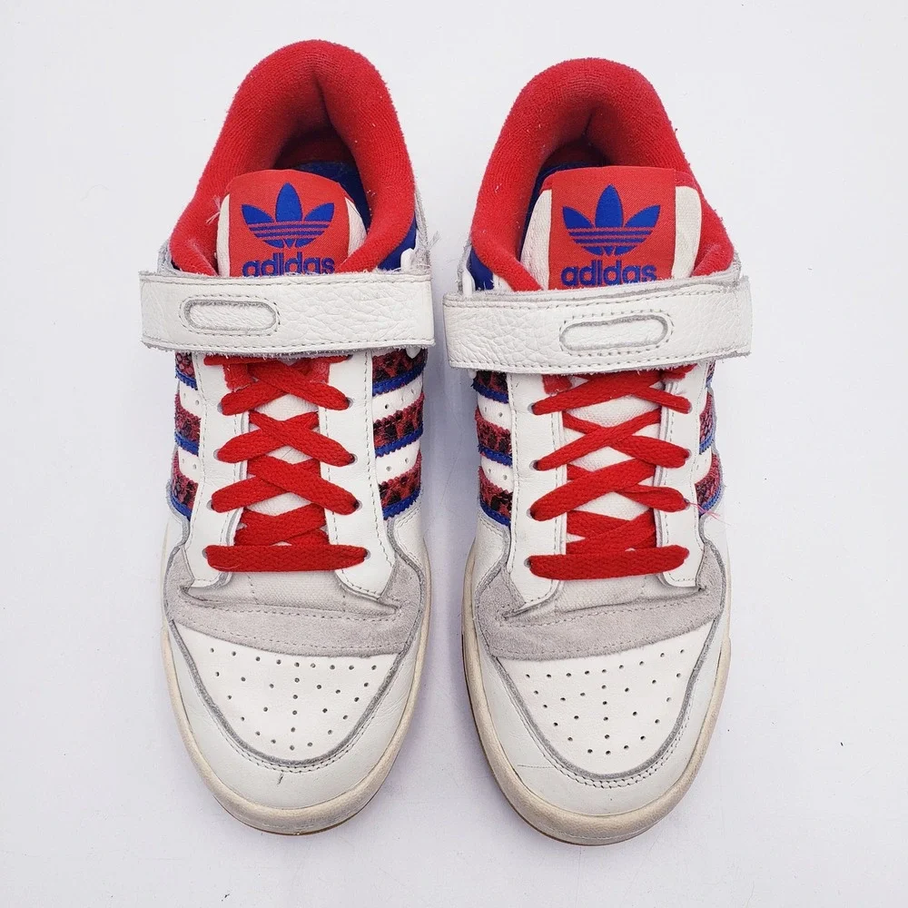 Adidas Forum Low Off White Scarlett Collegiate Royal‎ Stripes Sneaker Men's 6.5